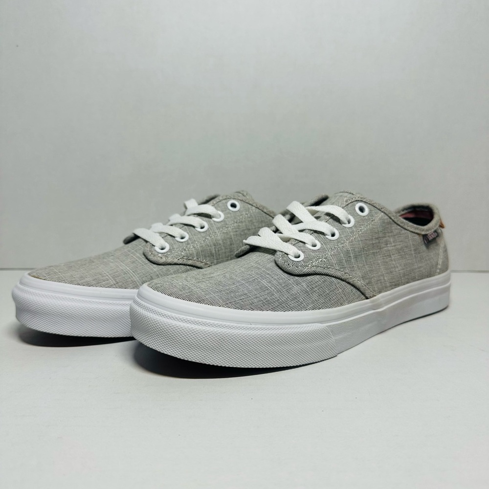 Vans Gray Canvas Sneakers New Without Tags